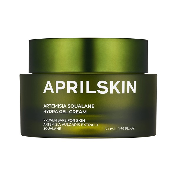 Aprilskin Artemisia Squalane Hydra Gel Cream | Dry, Sensitive, Acne-Prone Skin | Vegan, Cruelty Free, Low pH, Soothing & Firming up | 50 ml | No sulfates and Artificial Fragrance