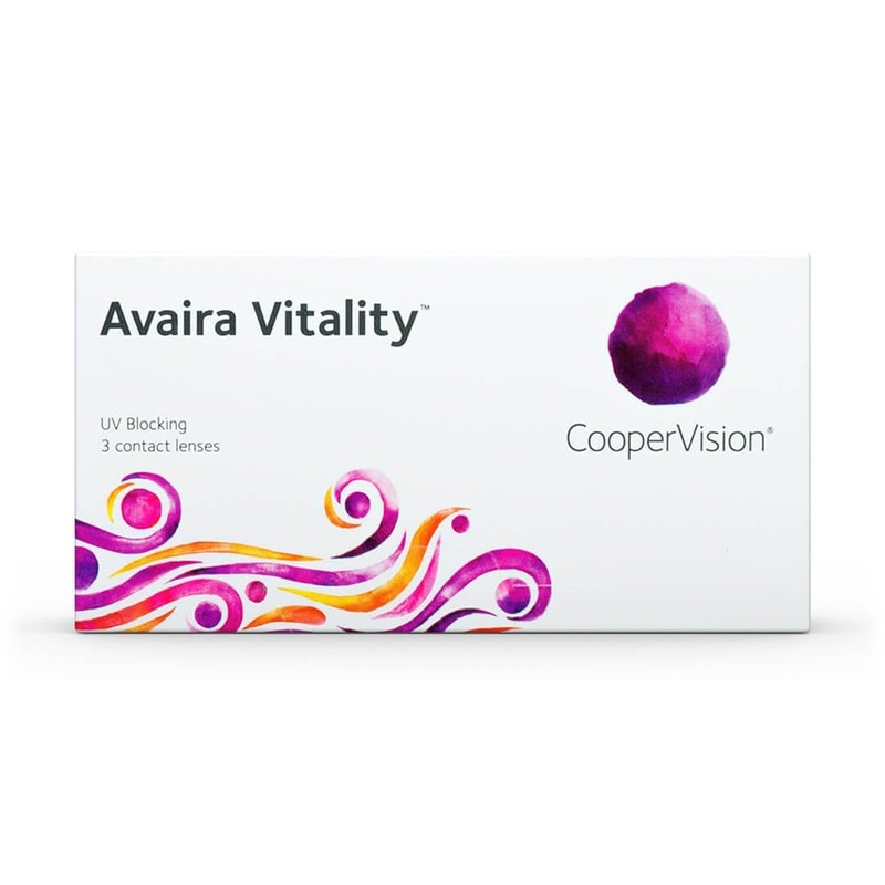 CooperVision Avaira Vitality (3) Monthly Lenses, Soft, Pack of 3,