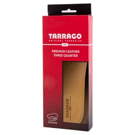 Tarrago Three Quarter Orthocare Leather Insoles, 3/4 Leather Insoles, Size 6-7, natural