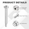 sourcing map 8 Pcs 304 Stainless Steel Shoulder Bolt 5mm