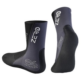 C4 ZERO Neoprene Diving Socks 1.5mm or 3mm Thick for Apnea Underwater Fishing, black