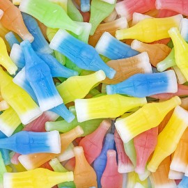 Bayside Candy Syrup Filled Wax Bottles- Nik Nip Candy Bottles - 1LB