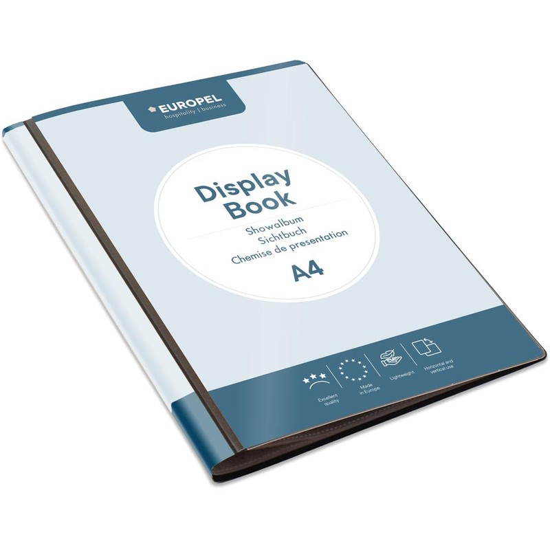 HF2 A4 Front View Display Book with 20 Pockets -