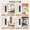 JUBEST 8" Recessed Door Pull Pocket Door Handles, Matte Black