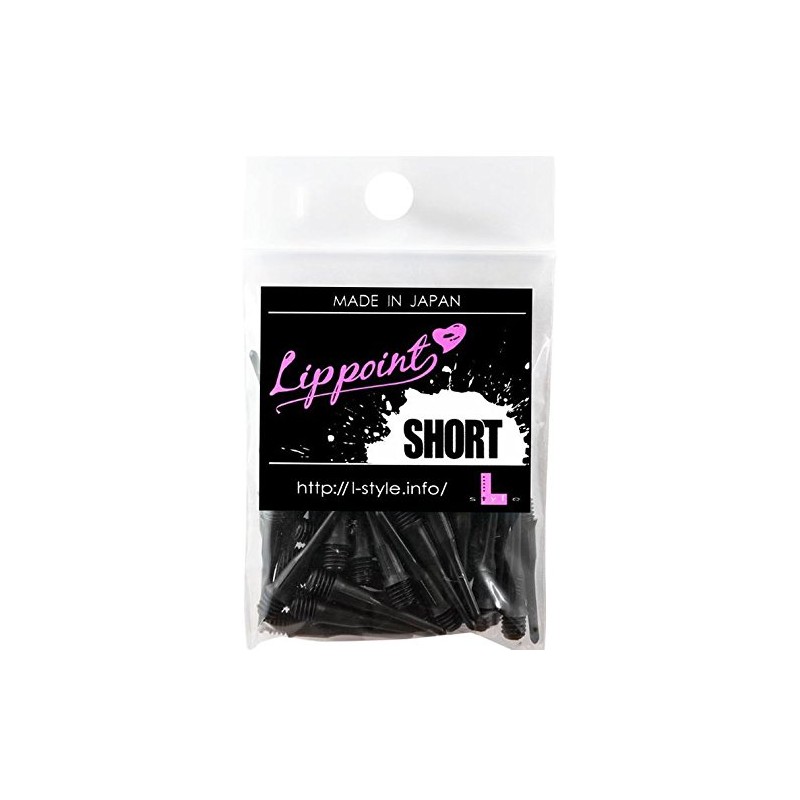 L-style Short Lippoints - Black or White, Pack of 50