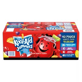 Kool-Aid Jammers Juice Pouches Variety Pack 6 fl. oz., 40 pk.