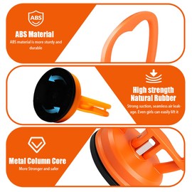 2 Pack Strong Suction Cups – 5.7cm Car Dent Puller 15KG Capacity Dent Remover Tool for Car Repair, Glass, Tiles, Windows, Furniture & Phone Stand