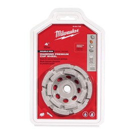 Milwaukee 49-93-7750 4" Diamond Cup Wheel Double Row