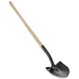 Corona Tools Closed-Back Number 2 Round Point Shovel 14-Gauge with 48 Inch Ash Wood Handle
