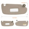 Unbranded Pair Sun Visor Set For 2002-2009 Dodge Ram 1500