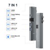 USB C Hub for MacBook, USB-C Hub 7-in-2, for Thunderbolt