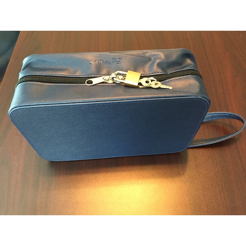 SafeTote Rx Large Portable Medication Lock Bag with TSA Lock