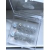 Aemong: Crystal Clear Swarovski Nail Tips - Short Oval /