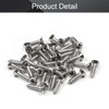 MroMax 10PCS Straight Bracket Stainless Steel 1.85" x 1.5"Flat Brace