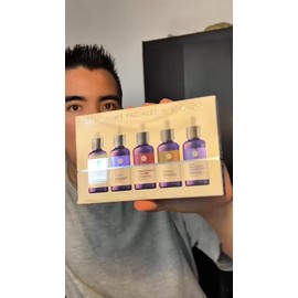 Kit Facial Advance Con 5 Sueros A. hialurónico, Retinol, Vitamina C, Niacinamida, Ácido glicólico Momento de aplicación Día/Noche Todo tipo de piel | Paquete skincare facial 5 serum de 30ml