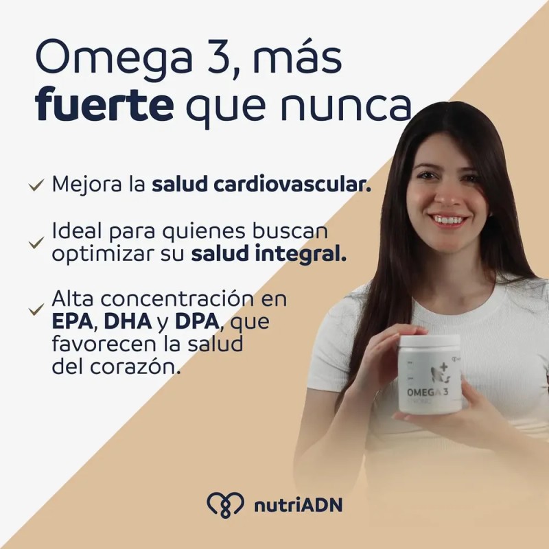 Omega 3 Strong Epa, Dha, Dpa Aceite De Pescado 1000mg