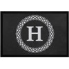 SpecialMe® Doormat Initial Letter Monogram Door Mat Family Married Couples