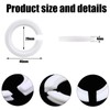 16 Pcs Lampshade Reducer Ring, Lampshade Adapter Rings, 8 Pcs