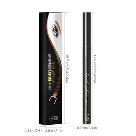 KBRPEY Microblading Eyebrow Pencil with 4 Fork Tips, Waterproof, Smudgeproof, Long-Lasting with Micro Fork Tip Applicator for Natural Looking Defined Eyebrows