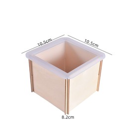 1 Set of 3.15" Cube Silicone Resin Mold Specimen Square Shaped Box jar Epoxy Silicone Casting Molds for Insect Candle Soap Flower,3D DIY Making Handmade Home Display Decor Crafts
