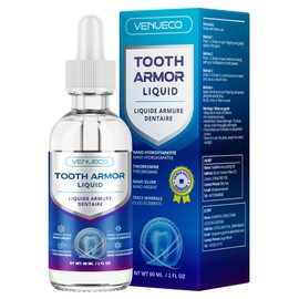 Cavity Protection Tooth Armor Liquid: Science-Backed Formula Strengthens Enamel with Remineralization Drops at-Home Tooth Enamel Support Stronger Teeth Hydroxyapatite 60 ml