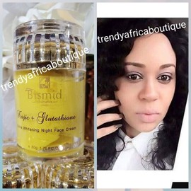 Bismid Kojic + Glutathion Xtra Whitening NIGHT FACE CREAM 80G X 1 Jar