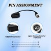 AMHTDOL OBD2 Adapter for Yamaha 3 Pin to 16 Pin