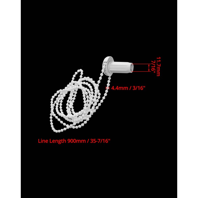 QWORK® 17 mm Roller Blind Bracket, Roller Blind Clamp-Fix, Replacement