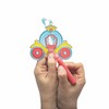 Baker Ross Creativity Pack of Suncatcher paint pens, Fun Plastic