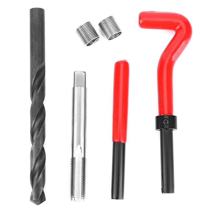 17 Pcs Thread Inserts M11x1.25 Female Thread Repairing Accessory Assortment