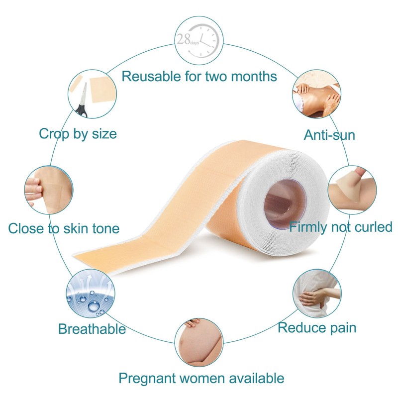 4.9ft 1.6in Scar Roll Silicone Scar Sheets Professional Scar Removal