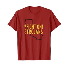 USC Fight On! Trojans California Overlay T-Shirt
