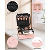 Relavel Travel Makeup Train Case Cosmetic Case Organizer Portable Artist