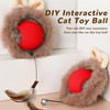ZALBYUY Interactive Cat Toys Ball for Indoor Cats, Speedy Tail