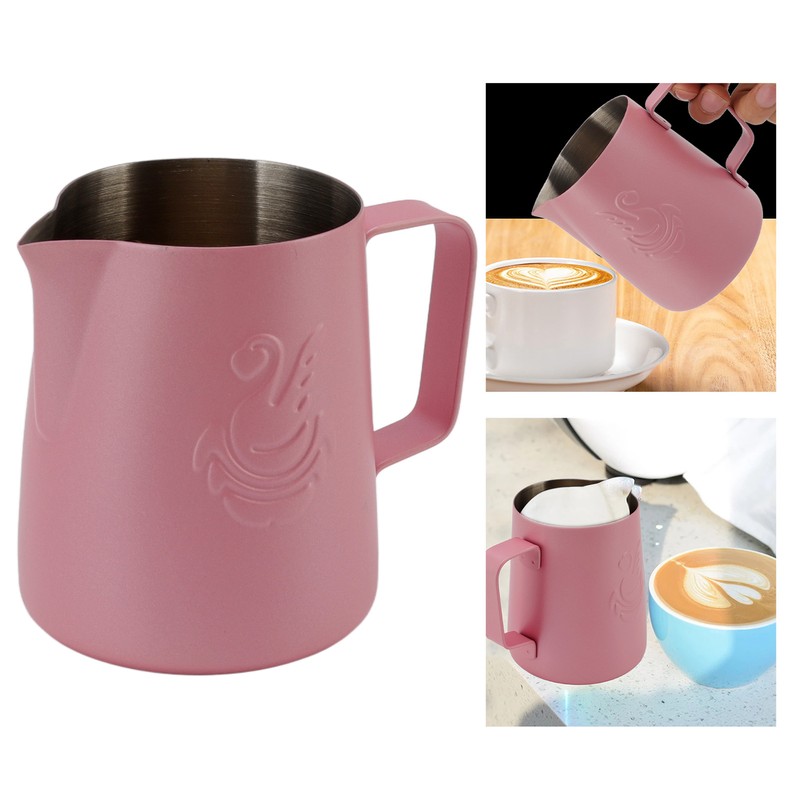 Milk Frothing Pitcher Multipurpose 304 Stainless Steel Coffee Steaming Pitcher