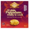 Patak's Plain Ready to Cook Pappadums (10 por paquete –