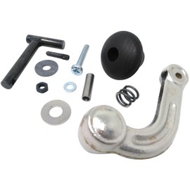 Stove Parts 4 Less Jotul F400 Castine & F3 CB Nickel Door Handle Kit: 153701-SPFL