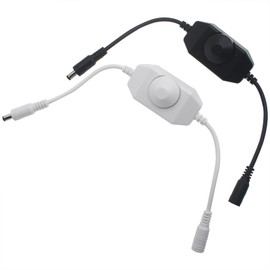 SYCZIOHU 2 PCS DC 12V 24V LED Strip Lights Dimmer Switch Brightness Adjustable for Light Strips, Rope Lights and Combined Lights