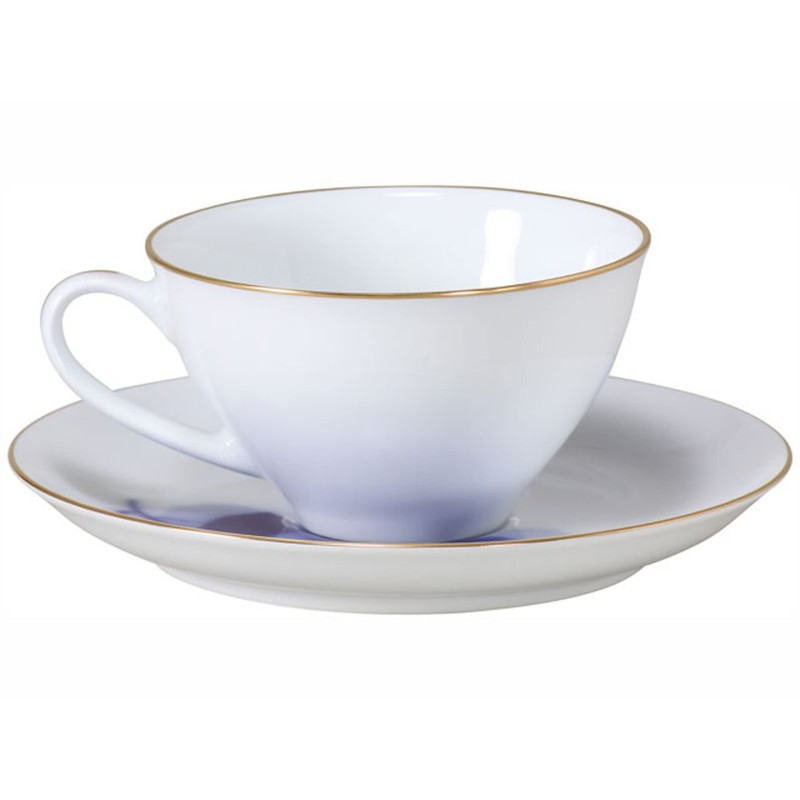 Okura Tien 30C/8211 Blue Rose Cup & Saucer, Coffee Tea,