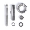 6 Pcs M6x60mm Expansion Bolt, 304 Stainless Steel Ring Lifting
