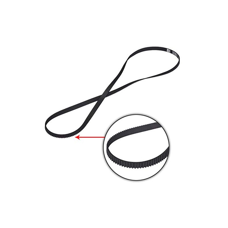 GT2 Timing Belt, Powertool Rubber Synchronous Belt - 6mm Width