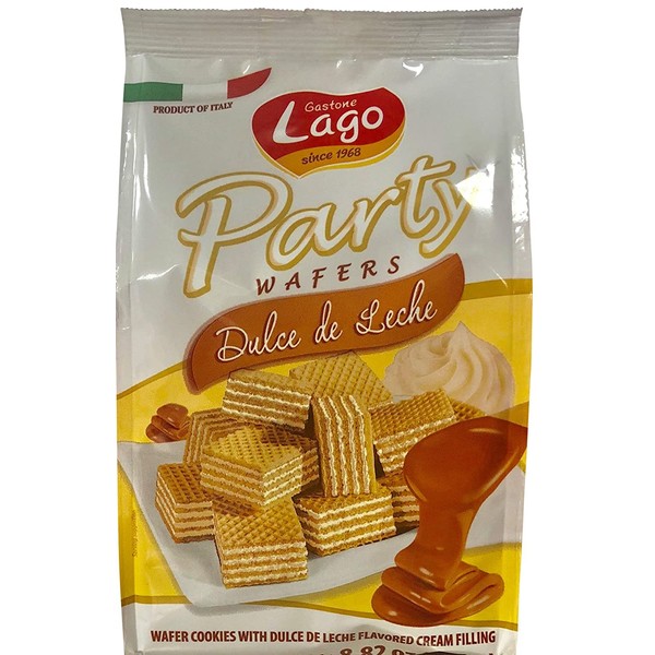 Gastone Lago Party Wafers Cookies Cream Filling 8.82 oz, 250g