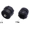 ThtRht 2 Pack 1/4 Screw to 17mm Ball Mount Base