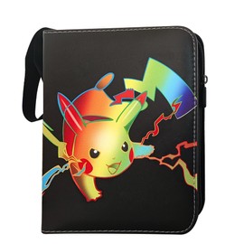 Trading Card Album, Scrapbook for Toy Cards, Cards Scrapbook for GX VMAX V, Card Folder Book, 4 Pockets, 50 Pages, 400 Cards Capacity Trading Cards Album (50A)