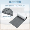 QUARKZMAN 47.24 x 11.81 EVA Deck Covering Sheet Mat for