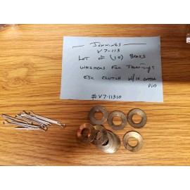 JENNINGS Lot of 10 V7-113 JENNINGS REPLACMENT BRASS WASHERS FOR JENNINGS ANTIQUE SLOT