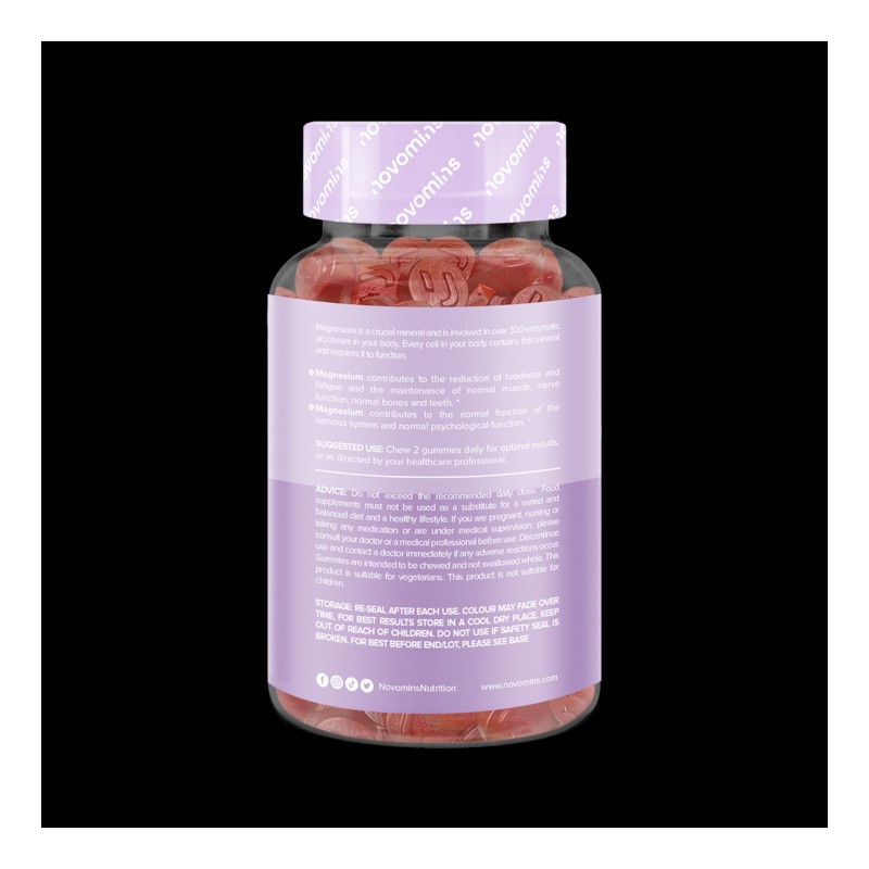 Novomins Magnesium 60 Gummies