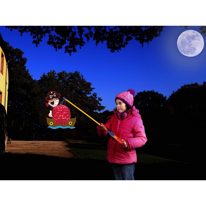 Idena - Pirate lantern, size 45 x 38 cm, paper,