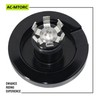 AC-MTORC Motorcycle Front Axle Nut Caps Axle Covers for Harley