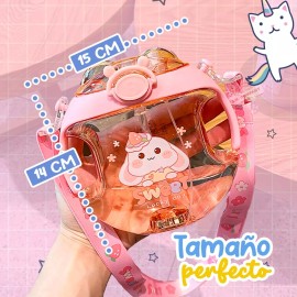 J.H. Company Cantimplora Botella Agua De Figuras Luz Led Kawaii 333931 P*